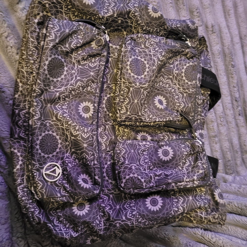 Ivivva Purple and White Patterned Tote Bag